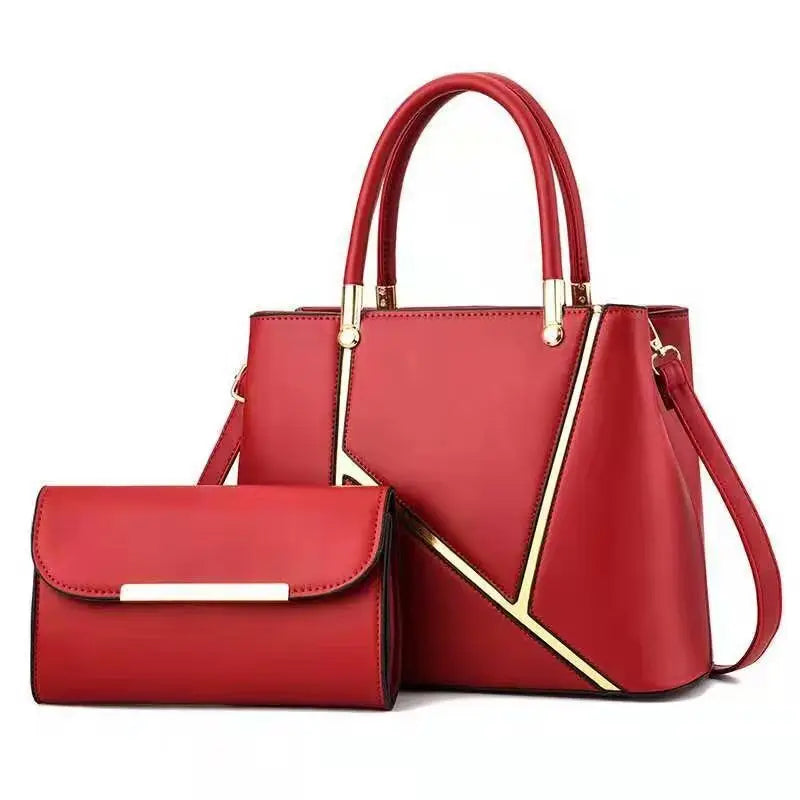 Women's Large PU Shoulder Tote Bag