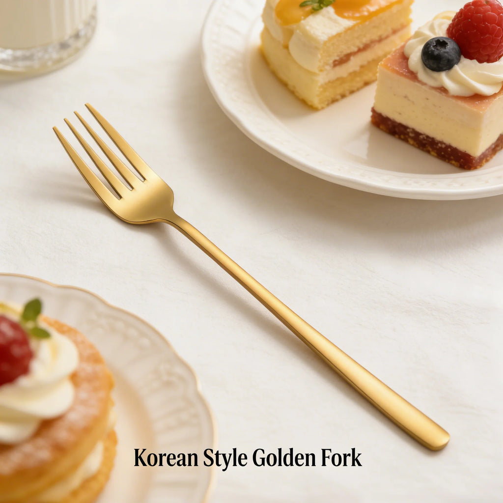 Stainless Steel Dinner Forks — 16 Pieces