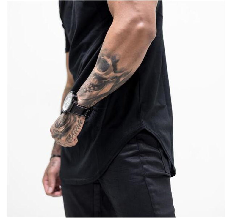 Mens Muscle T Shirt Gym Bodybuilding Fitness Tees Tops Cotton Patchwork Mesh Slim Fit T Shirt Cotton Sports Short Sleeve Tshirt Whispering Desires Shoppe