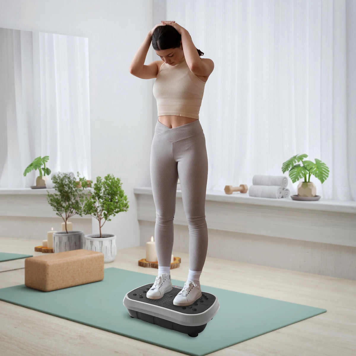 Vibration Exercise Platform with Remote