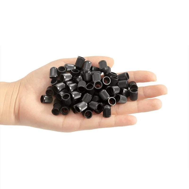 Plastic Tire Valve Caps – Pack of 100