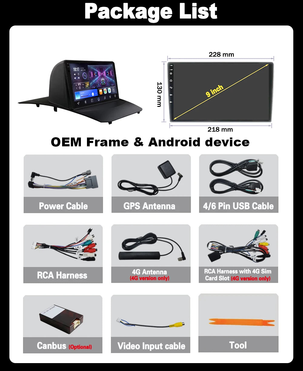 9-Inch Android Stereo for Chevrolet Onix 2020–2022