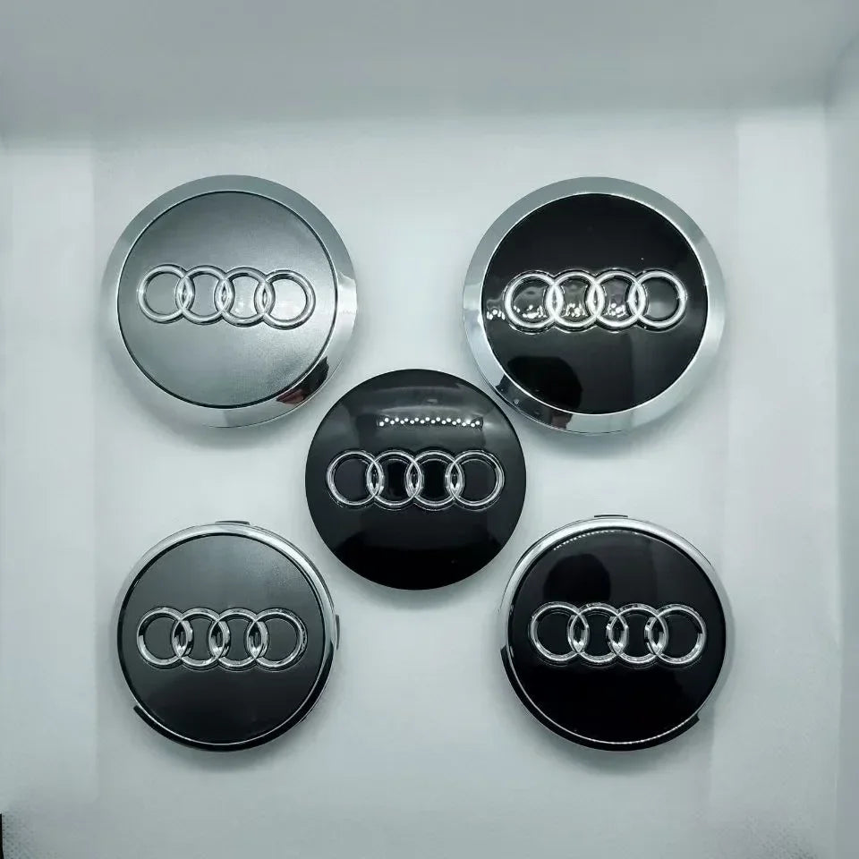 Wheel Center Caps – Set of 4, 60–69 mm Options