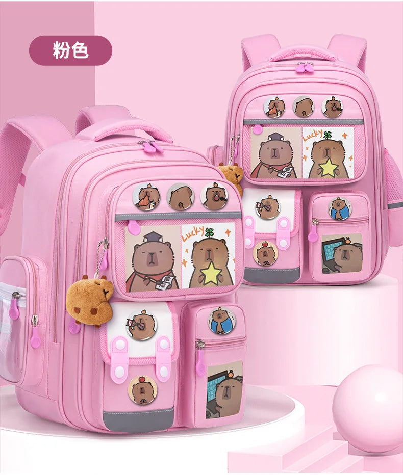 Capybara Kids' School Backpack