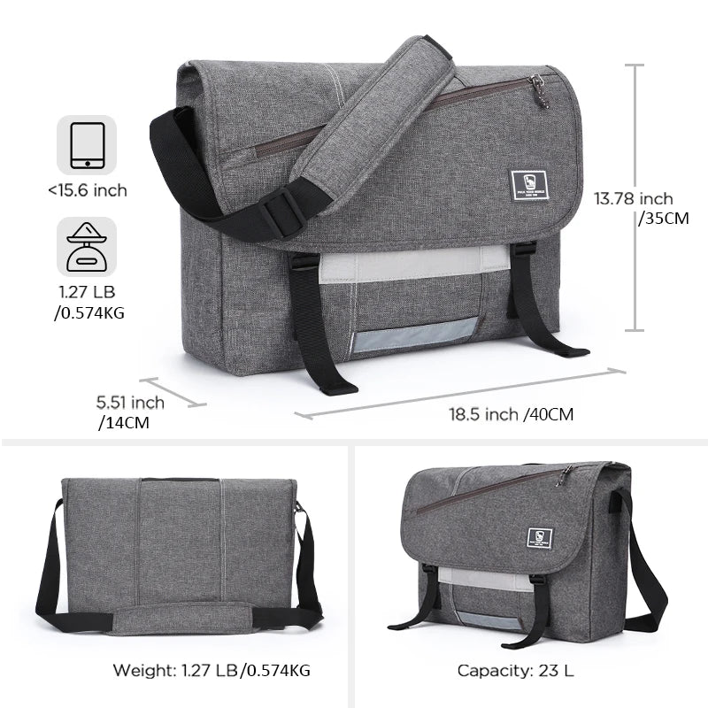OIWAS 15-Inch Laptop Messenger Bag