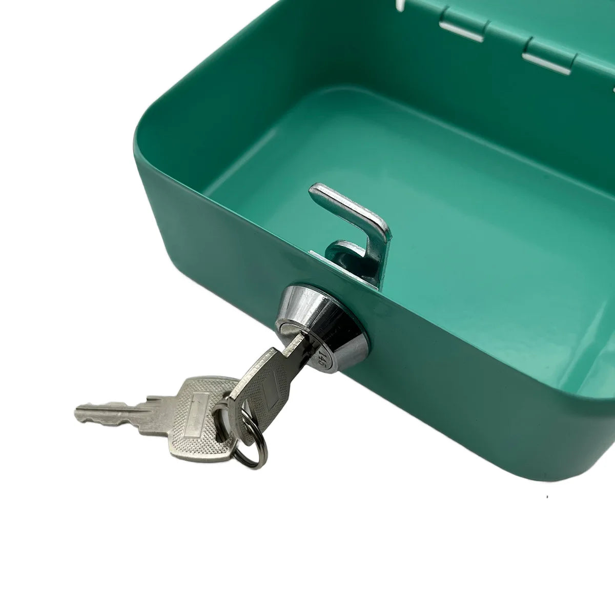 Portable Locking Coin Bank with Key