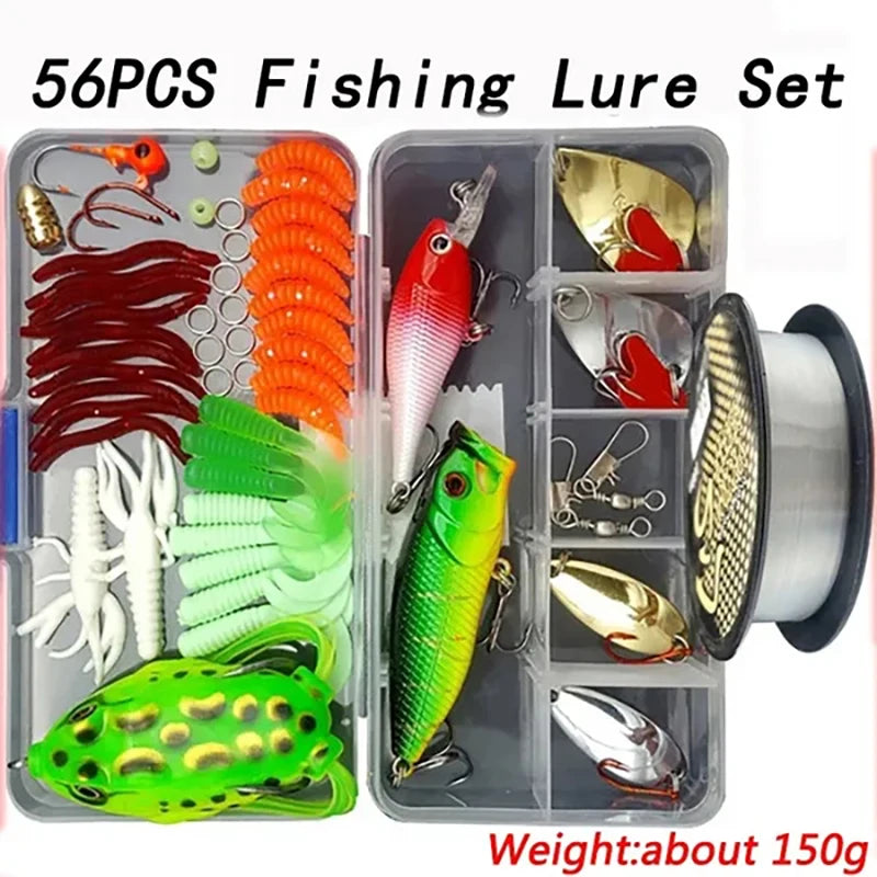 Mixed Fishing Lure & Tackle Box Kit Options