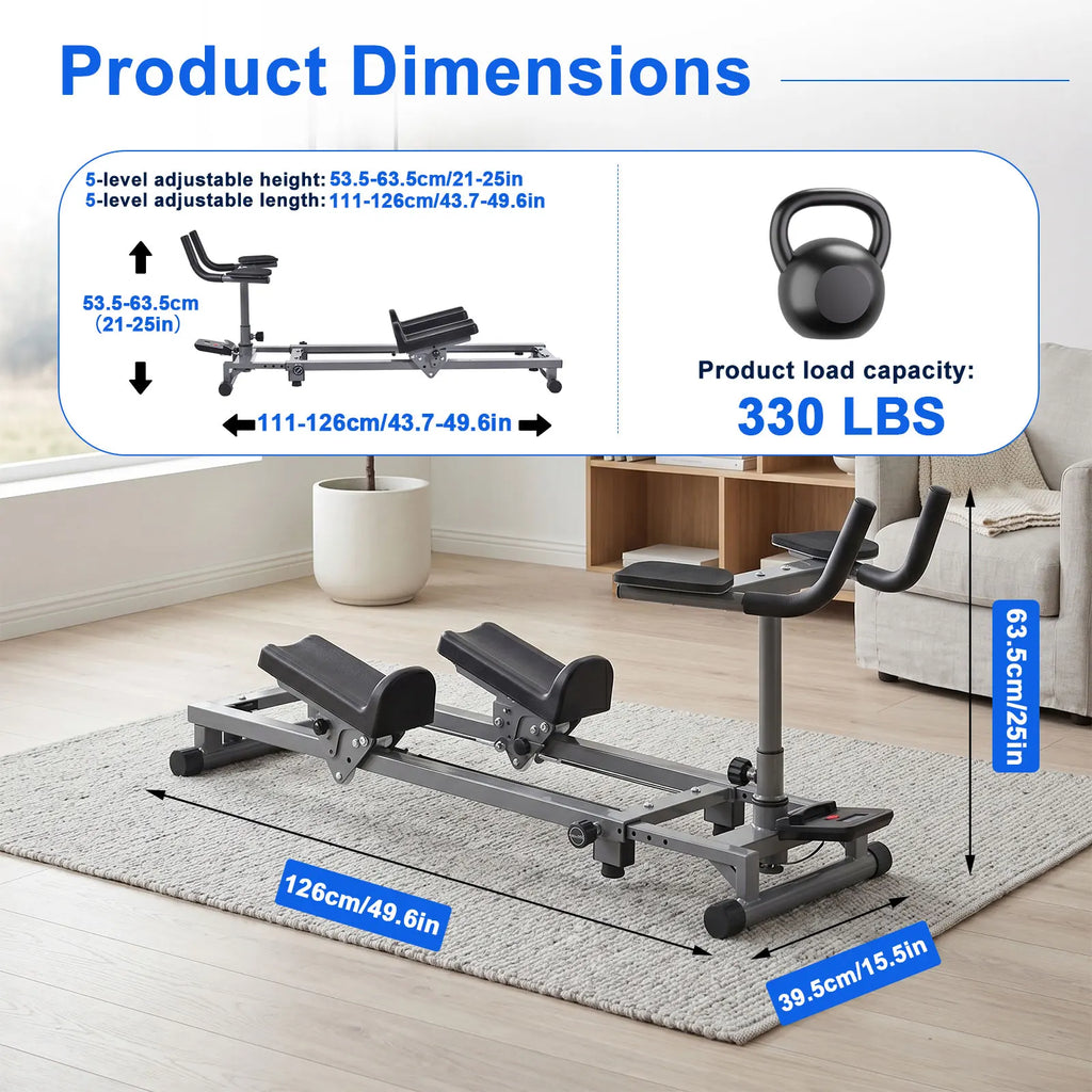 Adjustable Crawling Exercise Machine with Counter