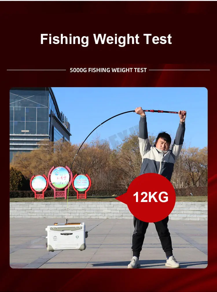 Telescopic Carbon Fishing Rod — 2.1–4.5 m