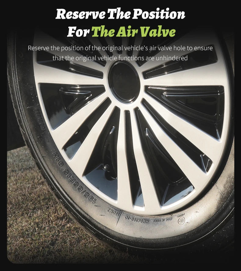 MOTENIO 15-Inch Wheel Covers – Set of 4