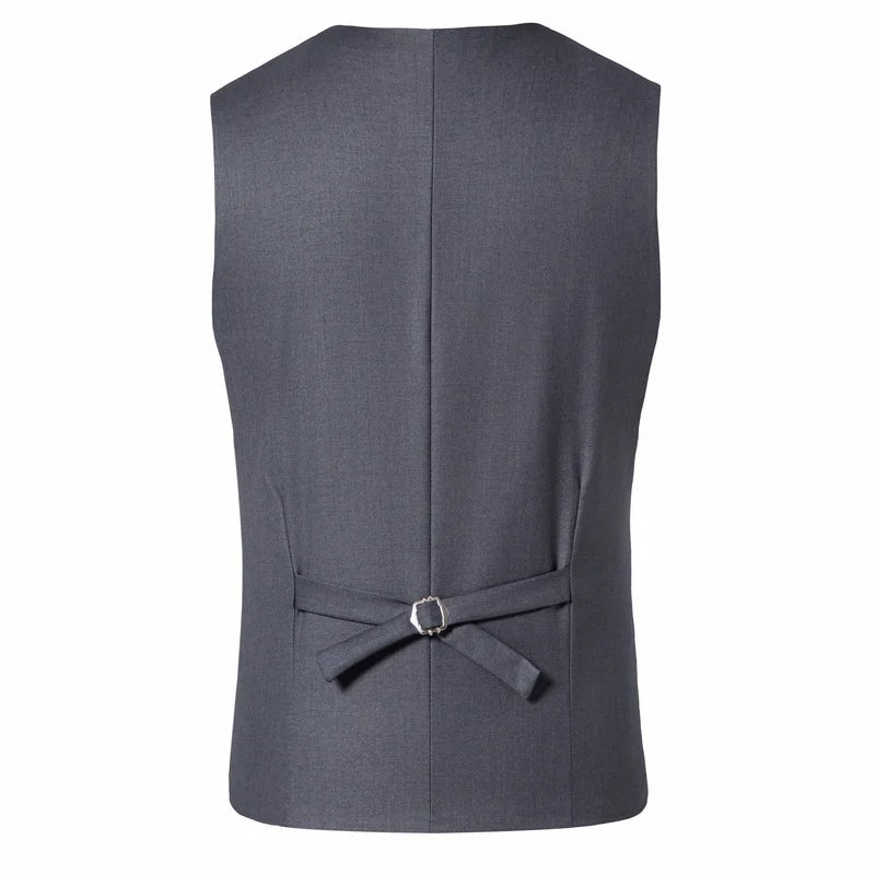 Men's Single-Breasted Formal Suit Vest