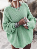 2026 New Winter Knitwear Women's Batwing Sleeve Knitted Pullover Solid Casual Loose Sweaters Ladies O-Neck Basic Pullover Jumper Whispering Desires Shoppe