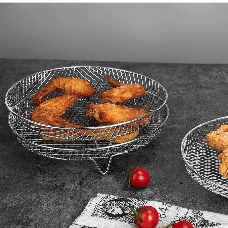 Stackable Stainless Steel Air Fryer Rack