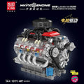 Mould King 10171 V8 Engine Building Block Model – 489 Pieces