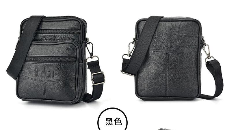 Men's Leather Crossbody Bag