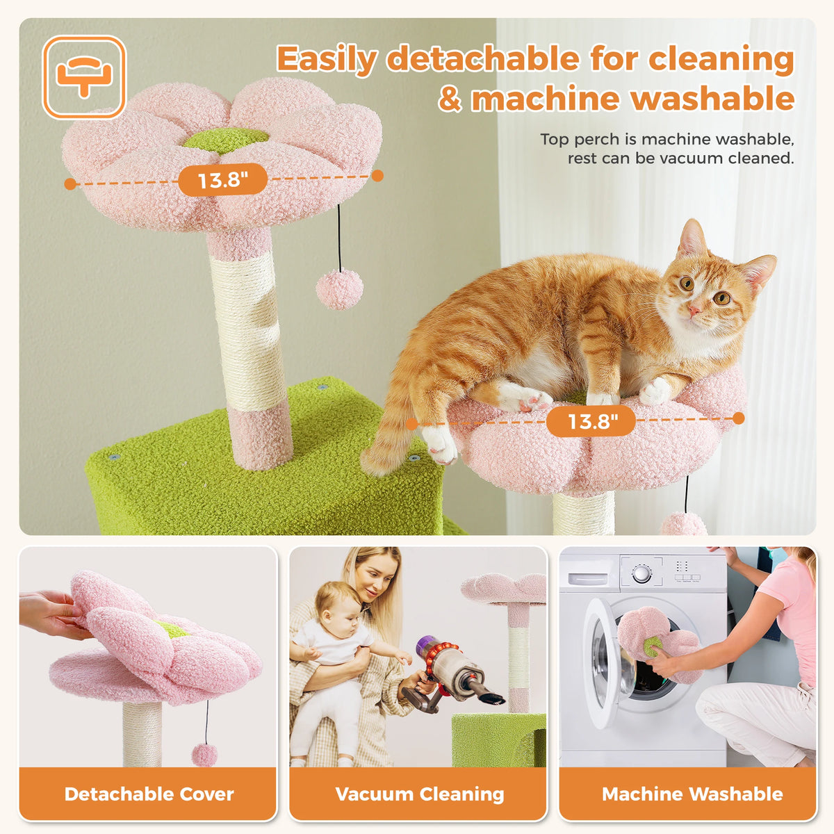 Multi-Level Cat Tree with Scratching Posts, Cozy Condo, Hammock, Large Cat Tower for Indoor Cats, Cat Scratching Board, Cat Toys Whispering Desires Shoppe