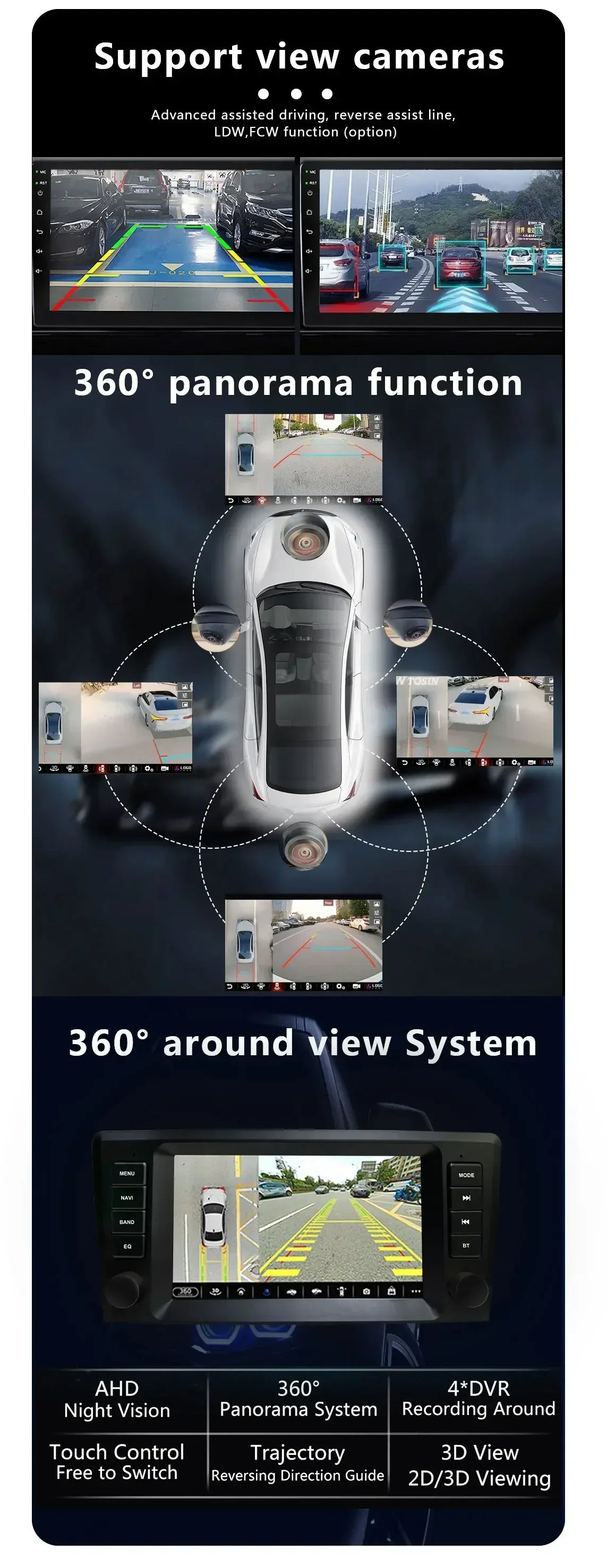 8-Inch Android Stereo for Selected Volvo Models