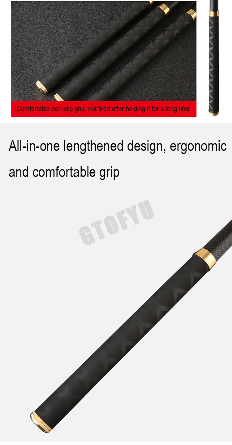 Telescopic Carbon Stream Fishing Pole