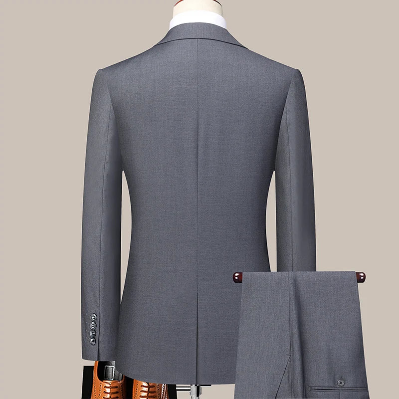 Men's Two-Piece Formal Suit – Blazer & Trousers