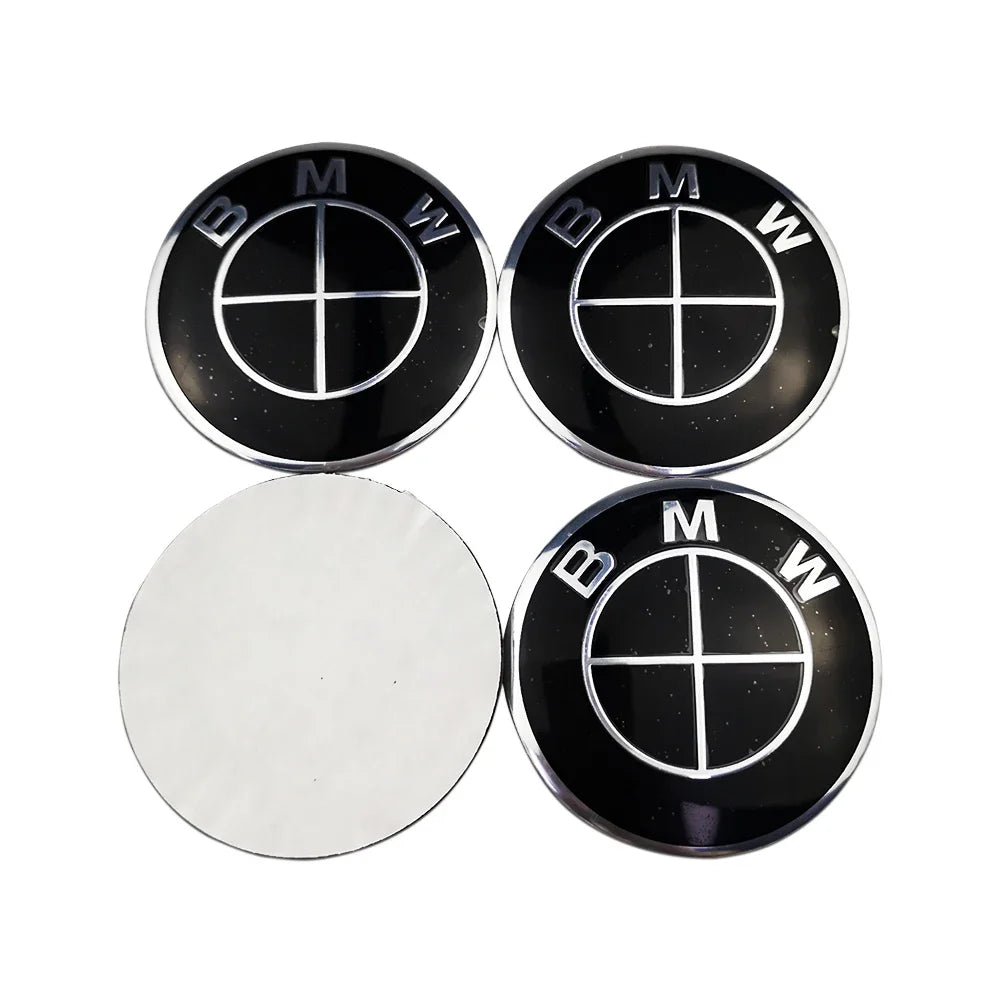 56 mm Wheel Center Stickers – Set of 4