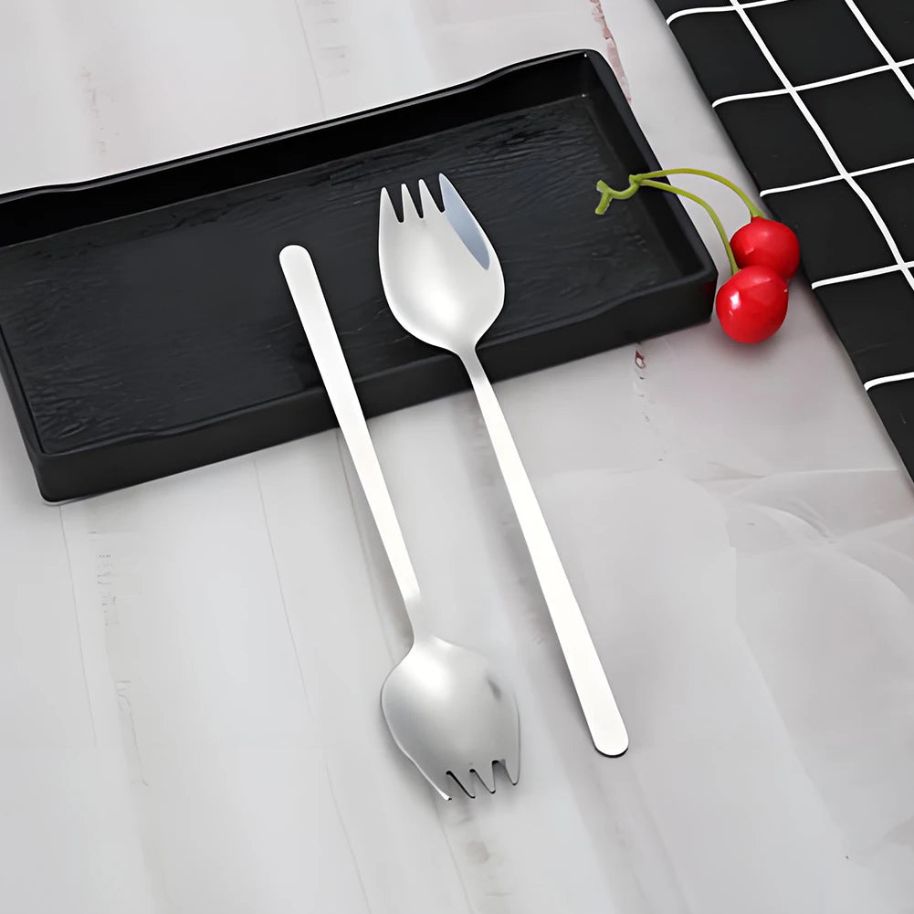 Stainless Steel Sporks — 5 Pieces