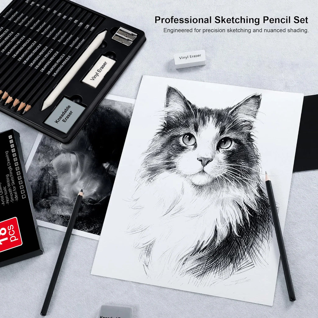 Drawing and Sketching Art Set – 14 to 58 Pieces