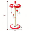 39" Carousel Cat Scratching Post with Rotating Top