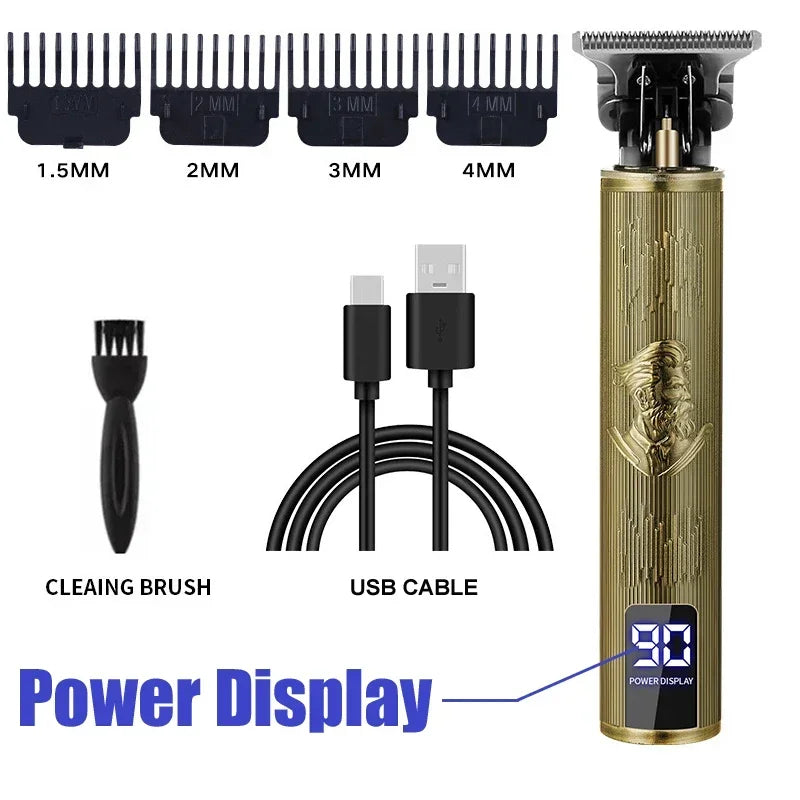 T9 Rechargeable Hair Trimmer – Vintage Style