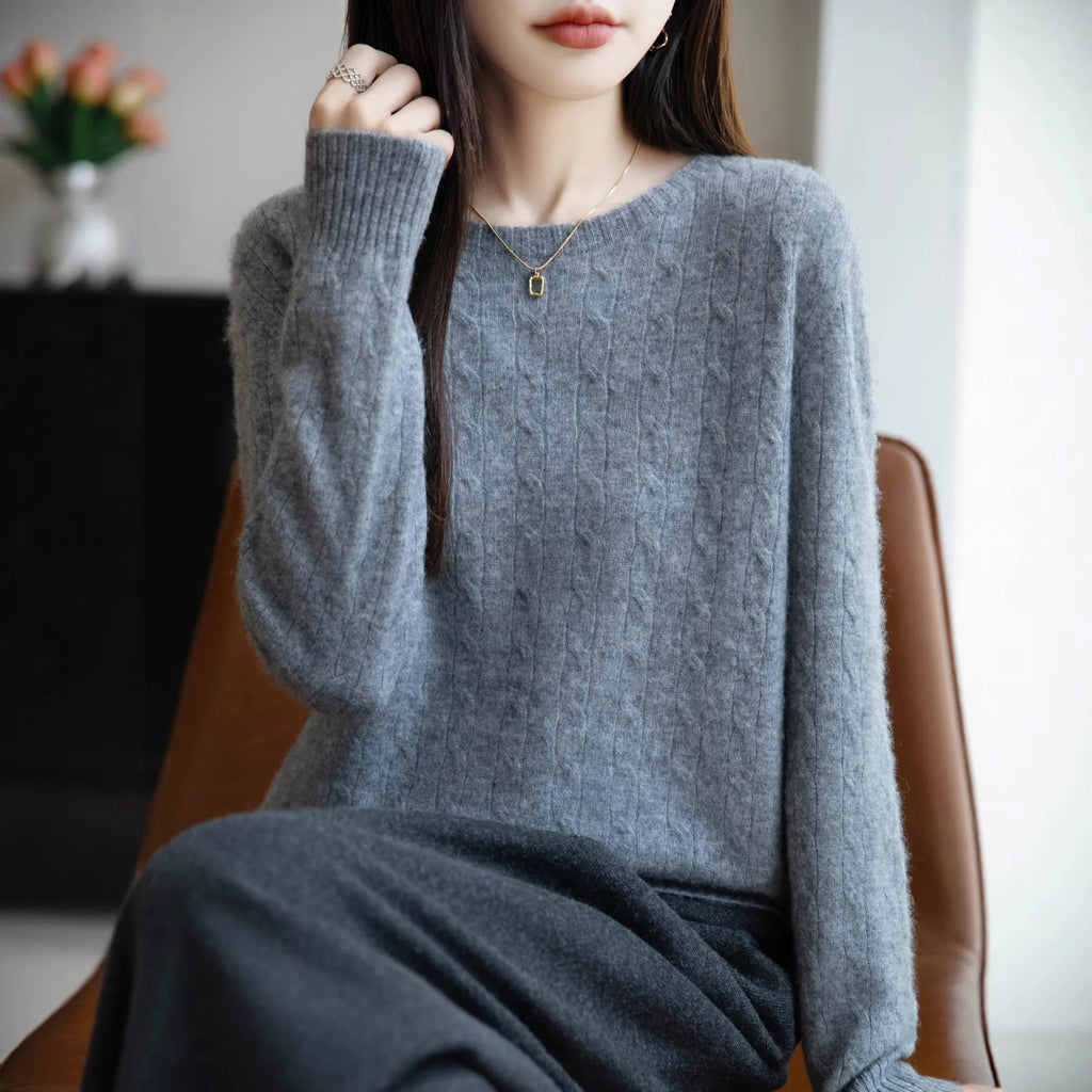 Women Sweater Loose Fashion Long Sleeve Pullovers Autumn Winter Warm Solid Bottoming Shirt Korean Fashion Knitted Jumpers Whispering Desires Shoppe