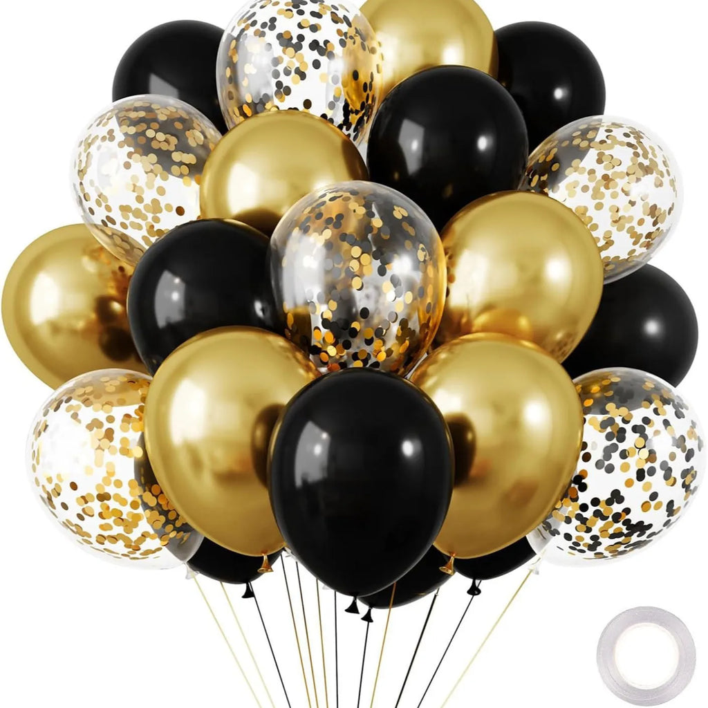 10-Inch Chrome Latex Balloons, 30-Pack