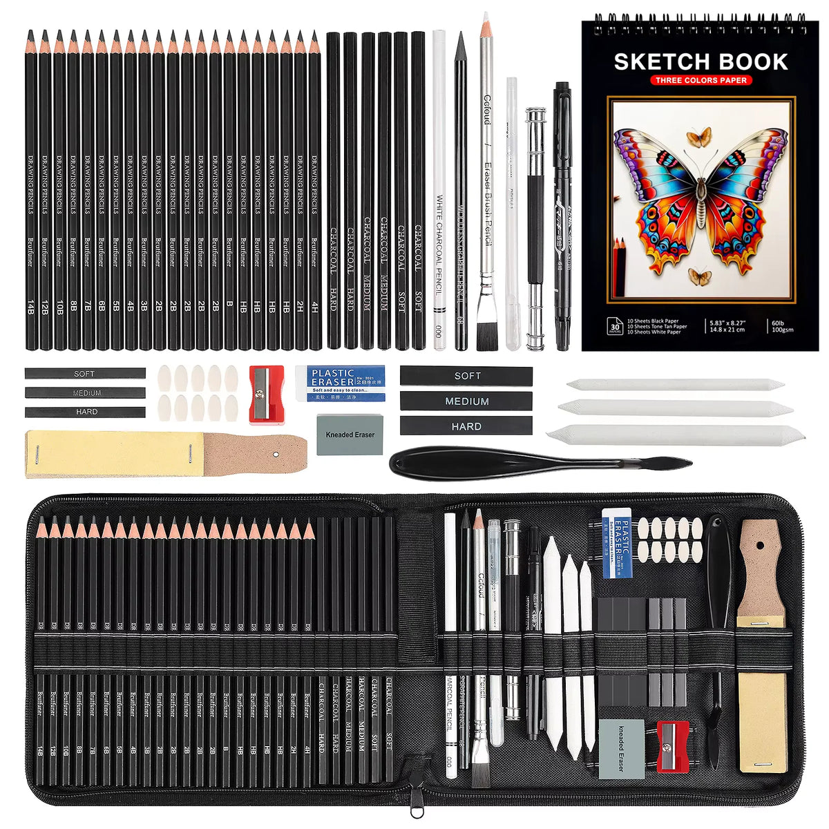 Drawing and Sketching Art Set – 14 to 58 Pieces