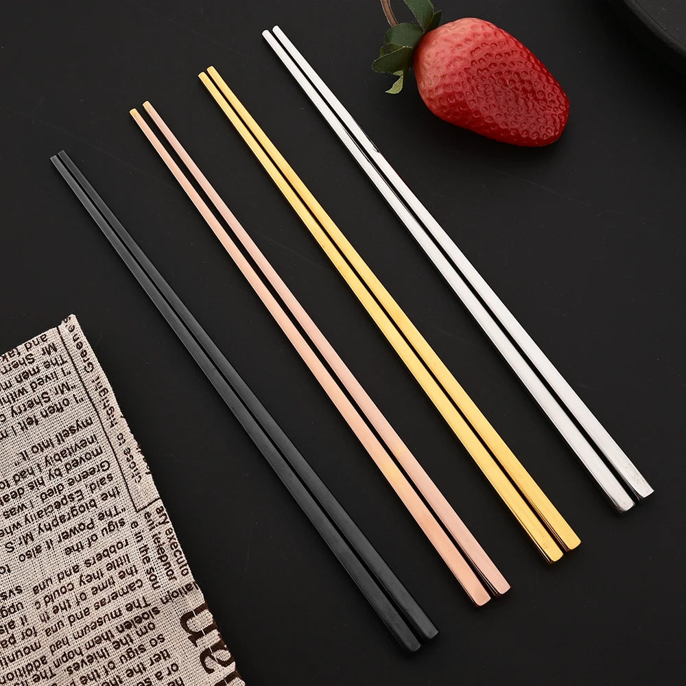 PINKTEN Spoons and Chopsticks — 10 Pieces