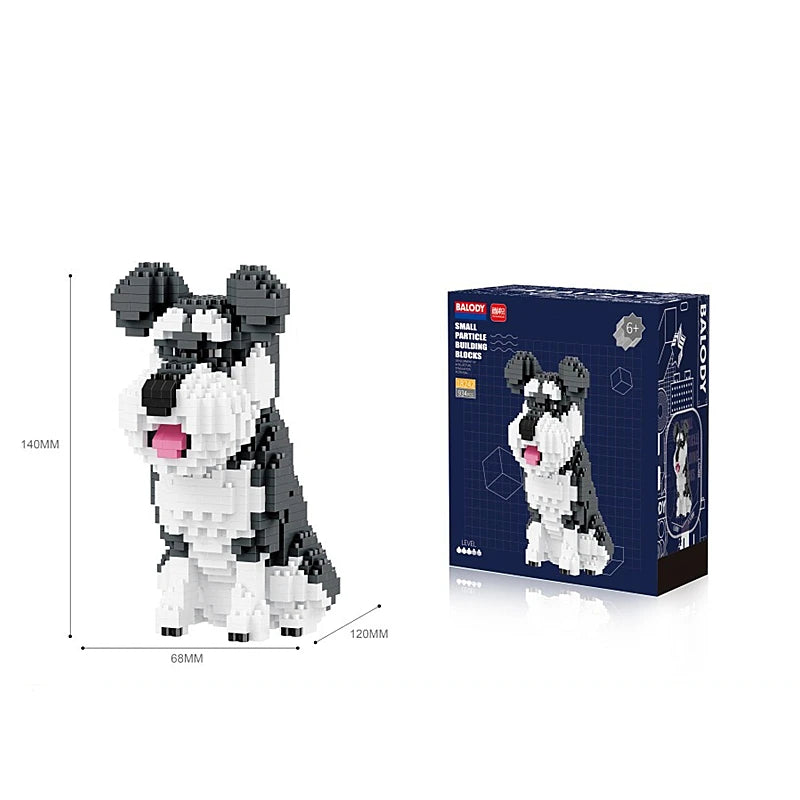 DIY Dog Breed Building Block Display Kit