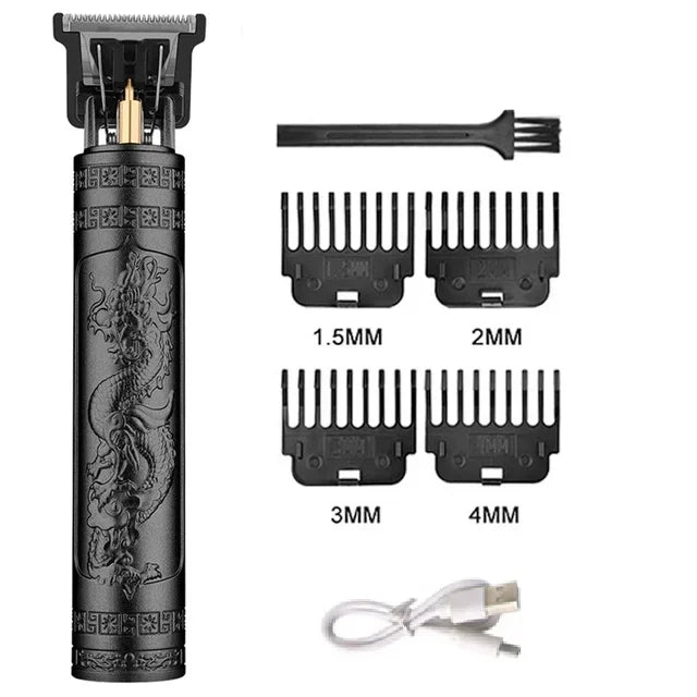 Rechargeable Vintage-Style Hair Trimmer & Clipper