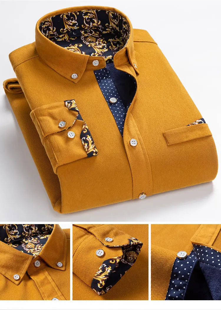 Men's Long-Sleeve Casual Autumn Shirt