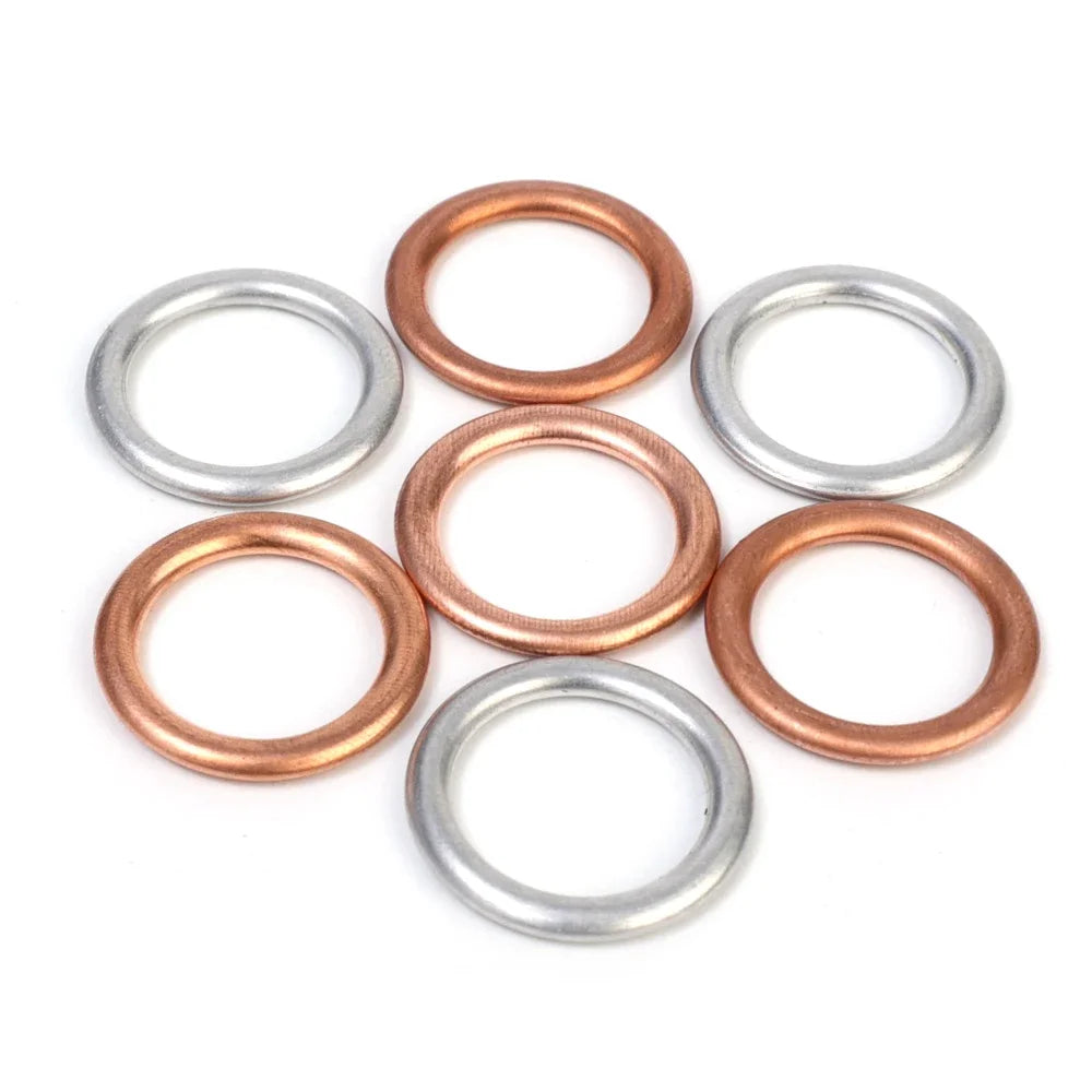 Copper & Aluminum Oil Drain Plug Washer Packs