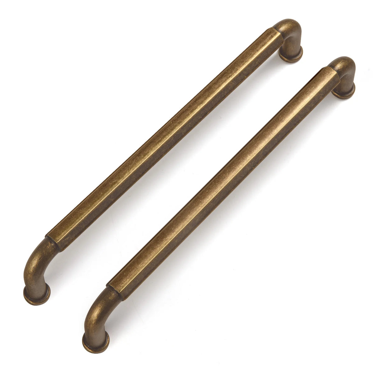Antique Brass Zinc-Alloy Cabinet Handles – 128 mm Centers