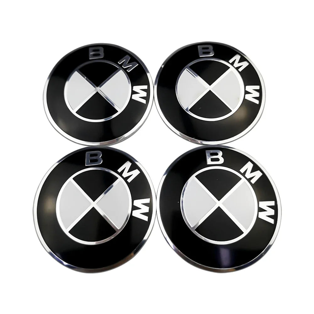 56 mm Wheel Center Stickers – Set of 4