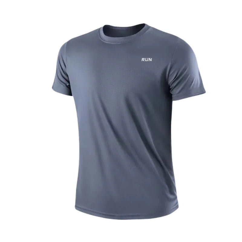 Men's Quick-Dry Short-Sleeve Athletic T-Shirt