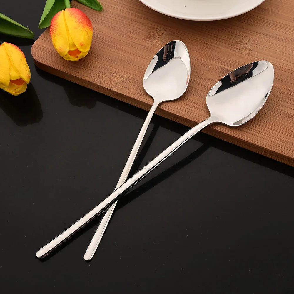 PINKTEN Stainless Steel Flatware — 6 Pieces