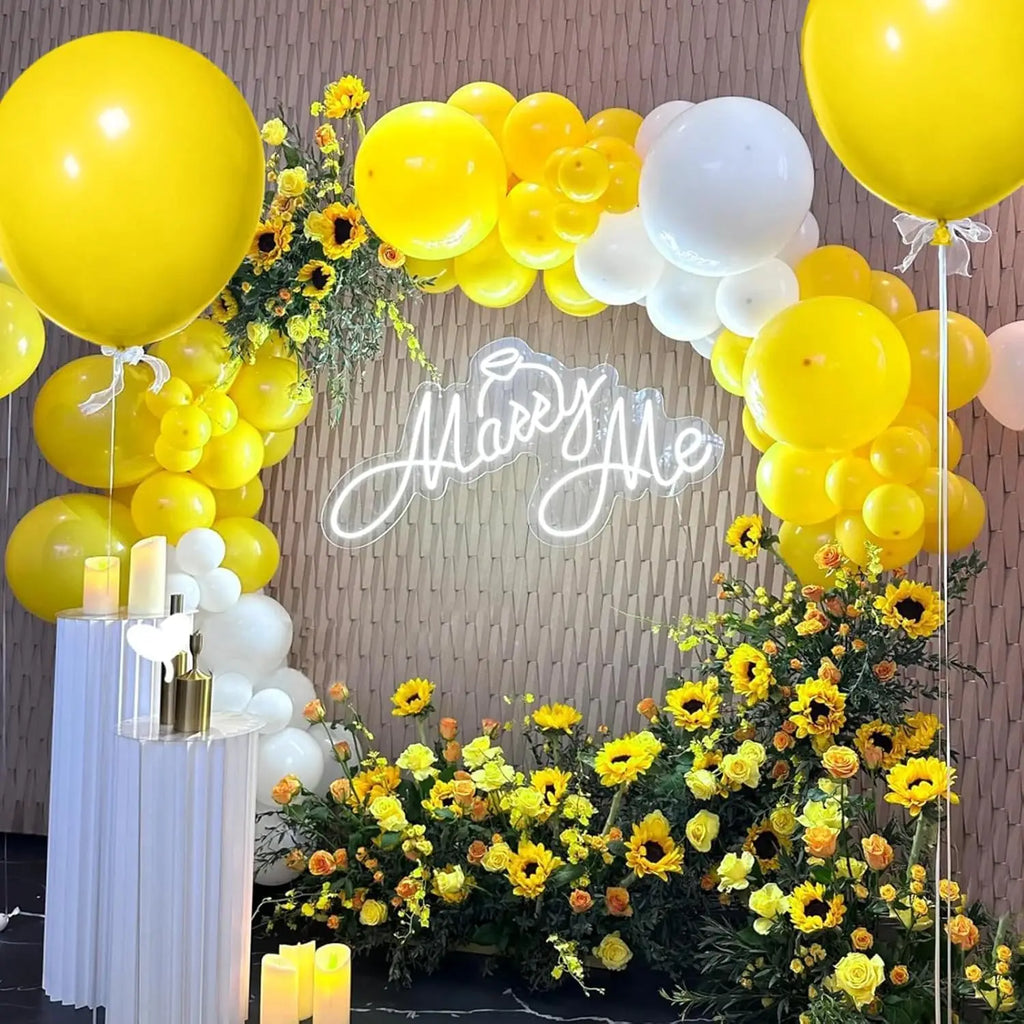 Yellow 12-Inch Latex Balloons, 5–100 Pack