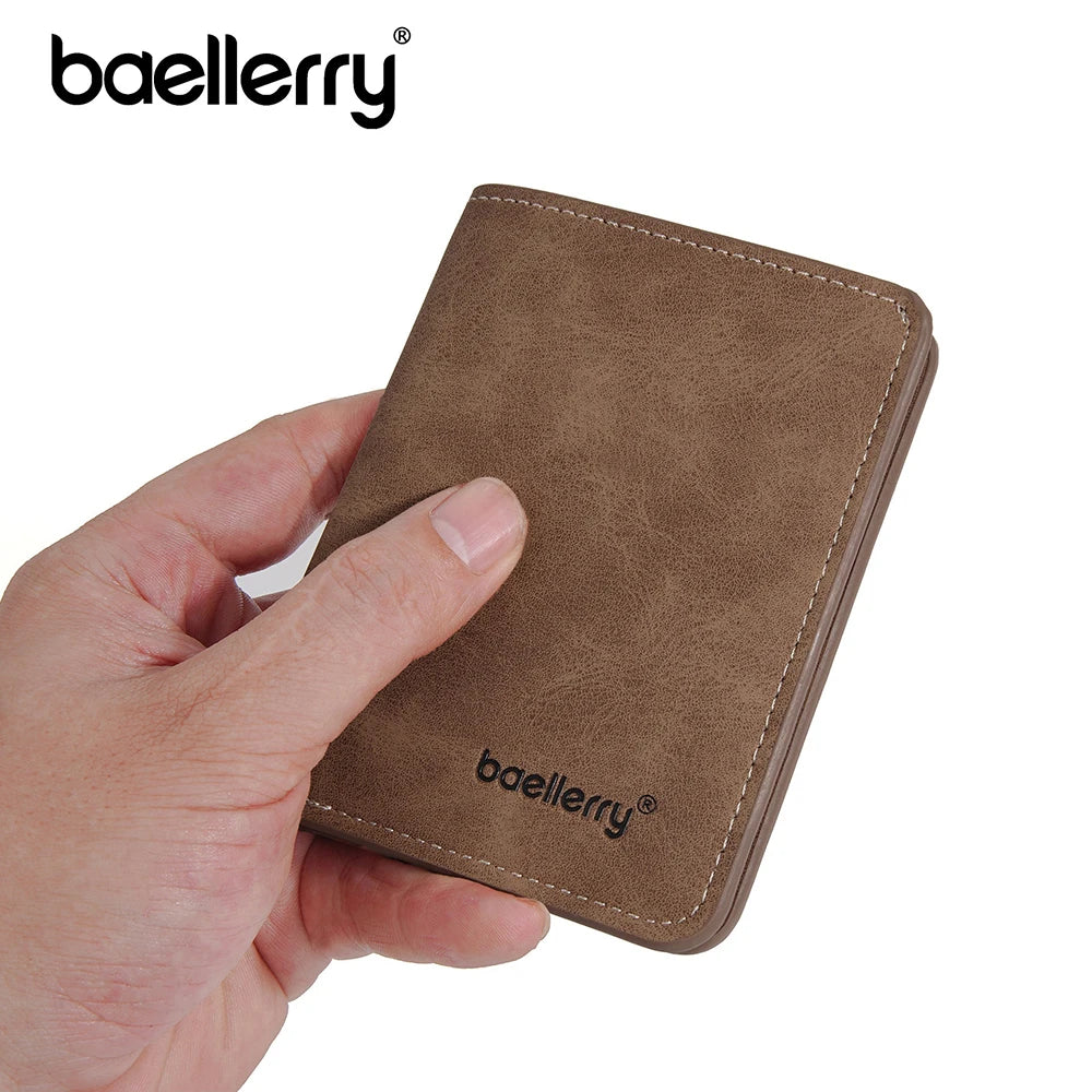 Baellerry Men's PU Wallet with Money Clip