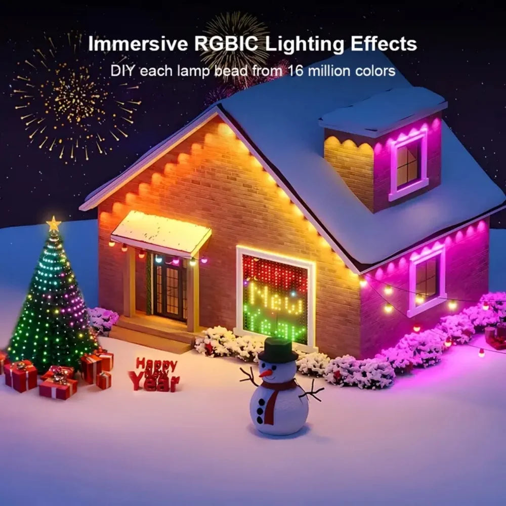 400-LED RGBIC Christmas Tree Light Strings