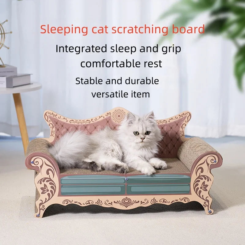 Cat Scratching Sofa Bed with Cardboard Cushion