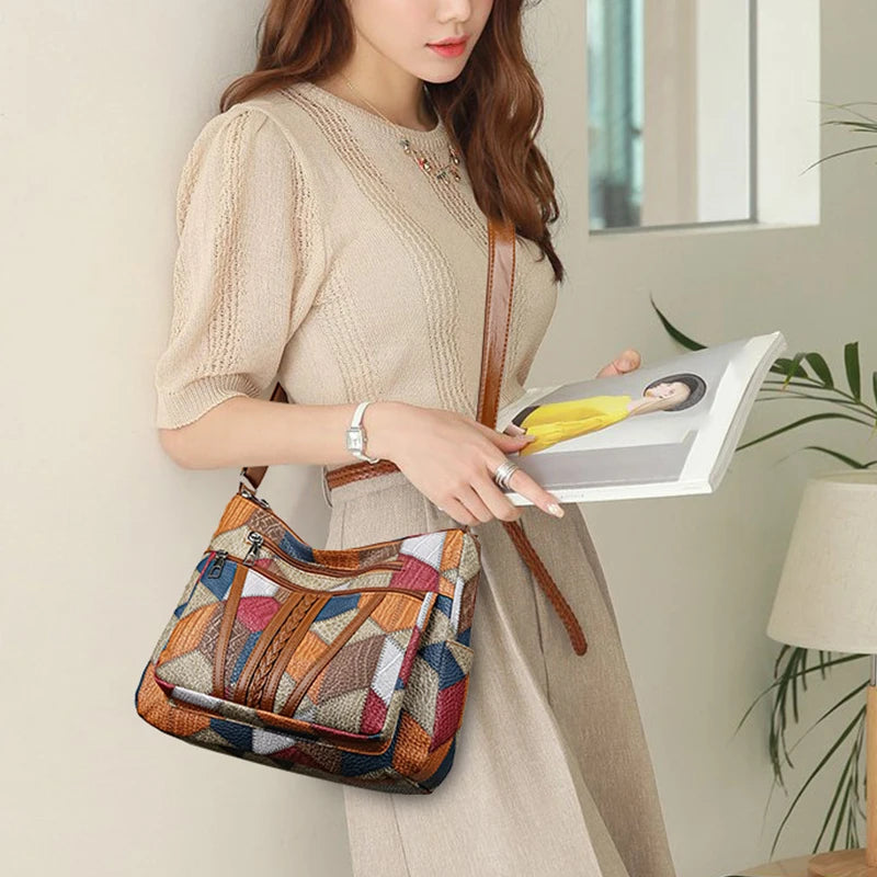 Yogodlns Women's Vintage-Style Crossbody Bag