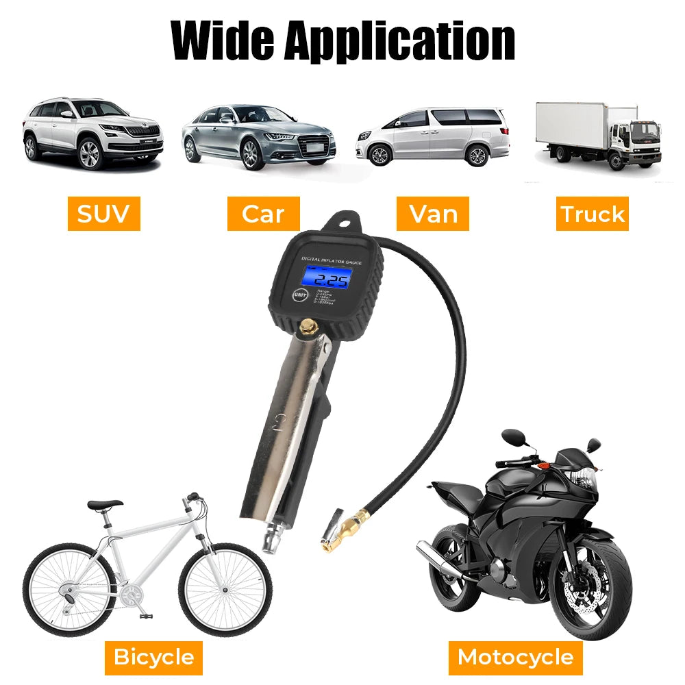 LEEPEE Digital Tire Inflator & Pressure Gauge