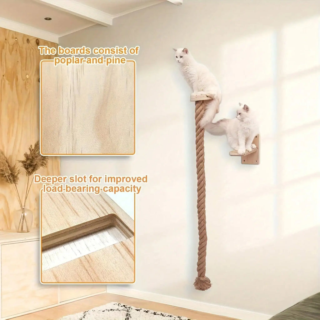 Wall-Mounted Sisal Cat Scratching Rope