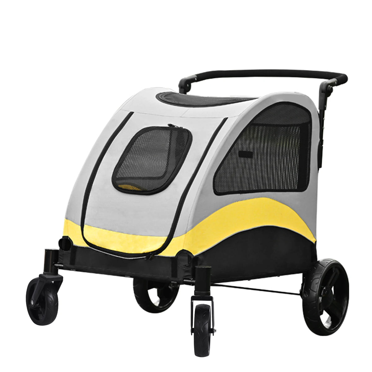 Foldable Four-Wheel Pet Stroller