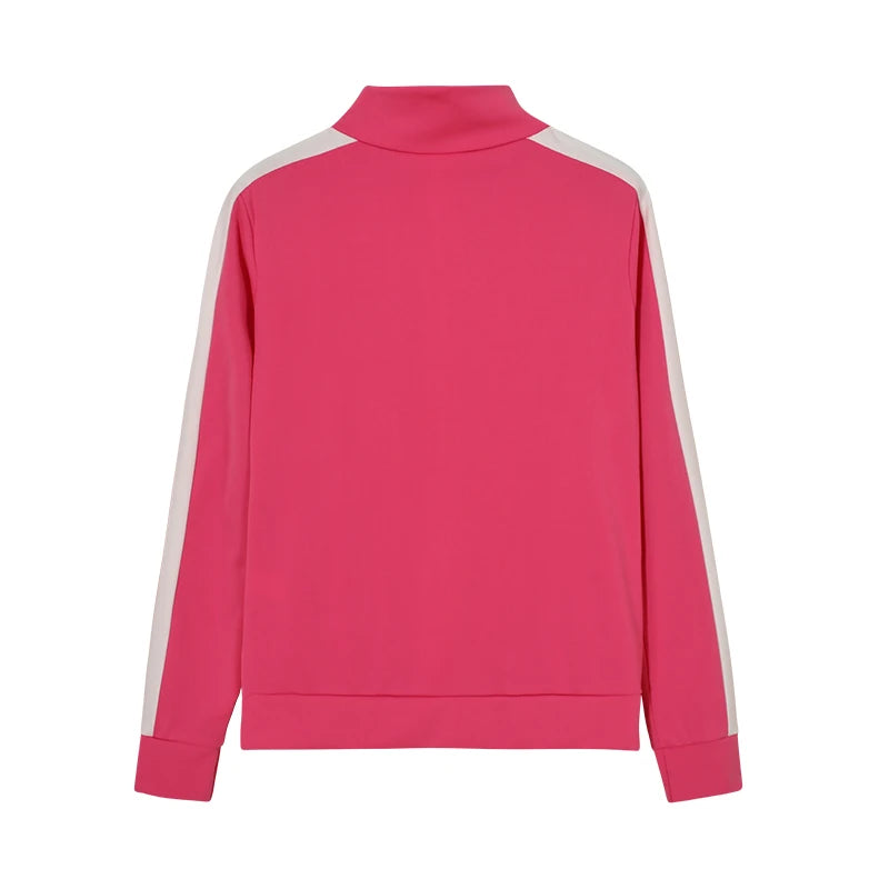 Women's Embroidered Zip-Up Top and Pants Set