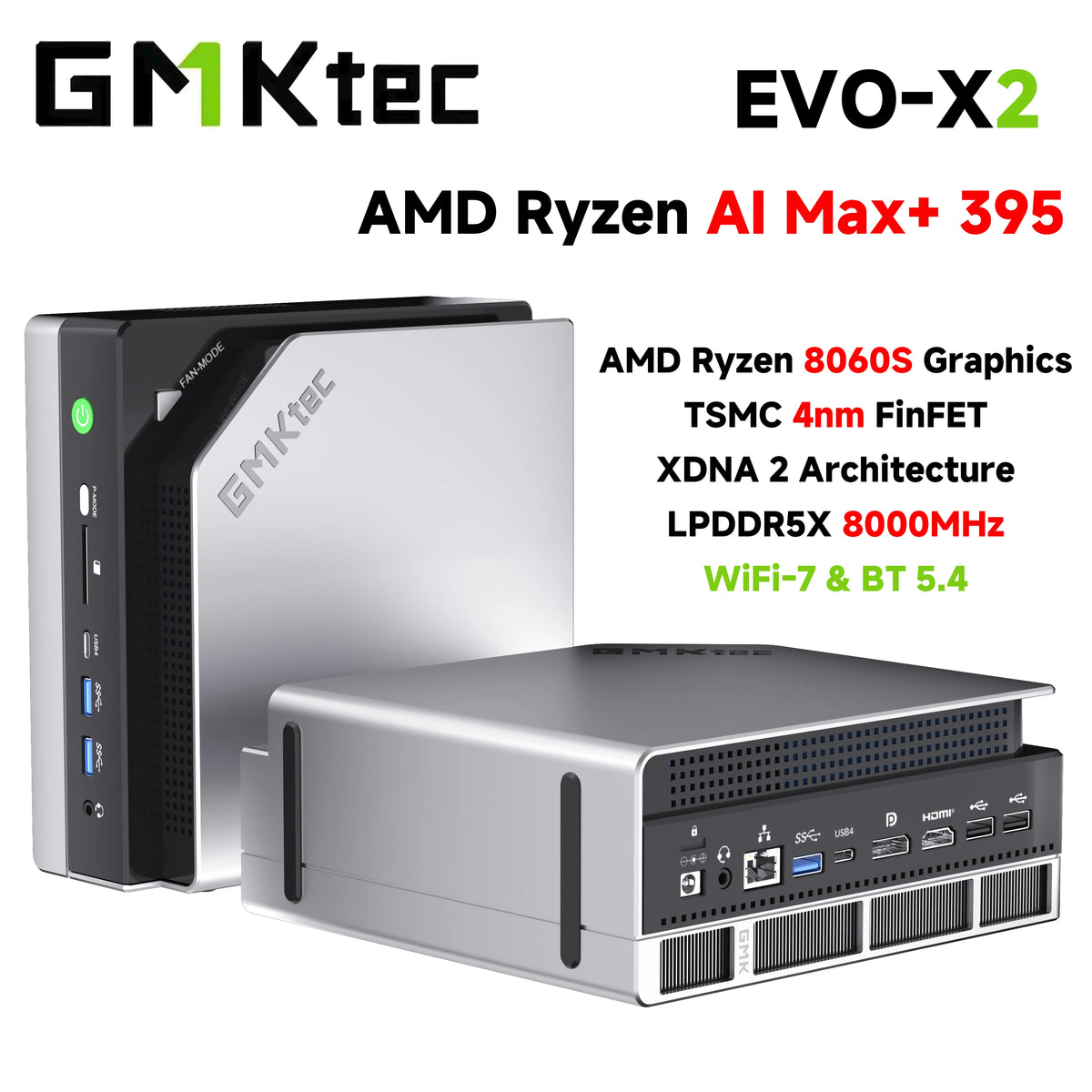 GMKtec EVO-X2 Ryzen AI Max+ 395 Mini PC